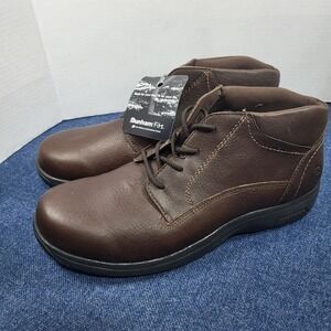 Dunham Fits by New Balance Mens Waterproof Leather Chukka Boots Sz 13 Brown NWT